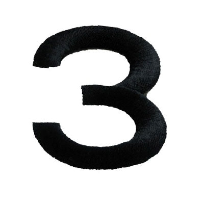 APPLIQUE NUMBER 5CM X 4CM