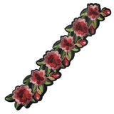 APPLIQUE FLOWER VINE 24.5CM X 5CM