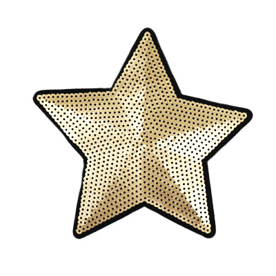 SEQUIN LARGE STAR APPLIQUE