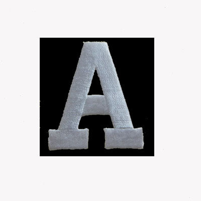 APPLIQUE LETTER BLOCK 5CM X 5CM