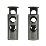 METAL CORD STOP 2 HOLE BULLET 18MMX7MM (5MM HOLE)