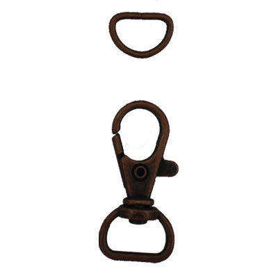 HOOK SWIVEL & D-RING SET 12.7MM