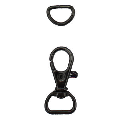 HOOK SWIVEL & D-RING SET 12.7MM