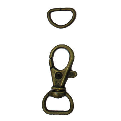 HOOK SWIVEL & D-RING SET 12.7MM