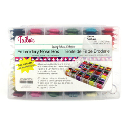 EMBROIDERY FLOSS BOX - SPECIAL PURCHASE PRICE