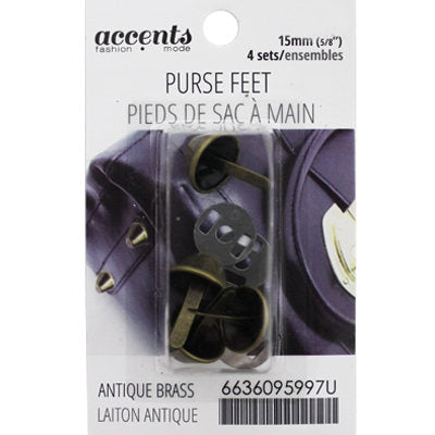PURSE FEET 15MM