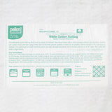 WHITE COTTON BATTING NEEDLE PUNCH WITH SCRIM 228.6CM
