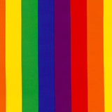 polyester 2" pride stripe